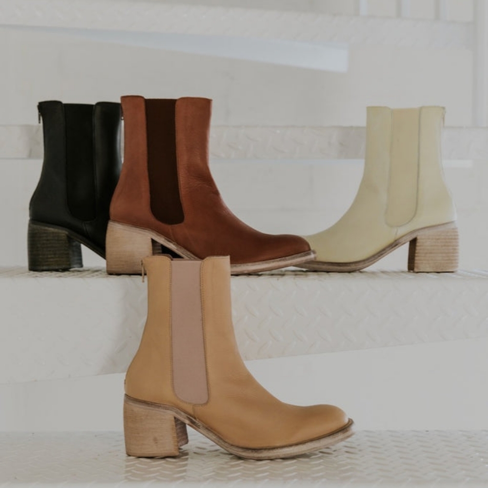 Free People Chelsea Leather Boots